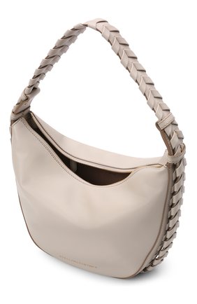 Женская сумка mackintosh medium STELLA MCCARTNEY светло-серого цвета по цене 79950 руб., арт. 700234/W8775 | Фото 4 Женская сумка mackintosh medium STELLA MCCARTNEY светло-серого цвета, арт. 700234/W8775 | Фото 4 (Сумки-технические: Сумки top-handle; Размер: medium; Ремень/цепочка: На ремешке; Материал: Текстиль, Экокожа)