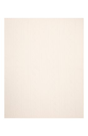Детского шерстяной плед WOOL&COTTON кремвого цвета, арт. VMLPL-ромбы | Фото 2 (Материал: Шерсть, Текстиль)