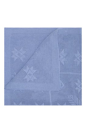 Детского шерстяной плед WOOL&COTTON голубого цвета по цене 0 руб., арт. VMLPL | Фото 1 Детского шерстяной плед WOOL&COTTON голубого цвета, арт. VMLPL | Фото 1 (Материал: Текстиль, Шерсть)