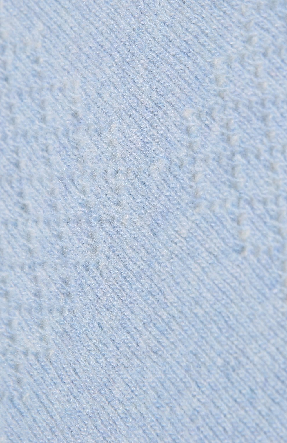 Детского шерстяной плед WOOL&COTTON голубого цвета по цене 17660 руб., арт. KMLPL | Фото 3 Детского шерстяной плед WOOL&COTTON голубого цвета, арт. KMLPL | Фото 3 (Материал: Шерсть)