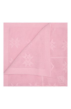 Детского шерстяной плед WOOL&COTTON розового цвета по цене 11940 руб., арт. VMLPL | Фото 1 Детского шерстяной плед WOOL&COTTON розового цвета, арт. VMLPL | Фото 1 (Материал: Шерсть, Текстиль)
