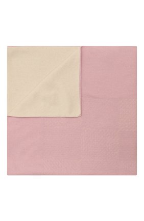 Детского шерстяной плед WOOL&COTTON розового цвета, арт. KMLPL | Фото 1 (Материал: Шерсть, Текстиль)