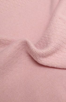 Детского шерстяной плед WOOL&COTTON розового цвета, арт. KMLPL | Фото 2 (Материал: Шерсть, Текстиль)