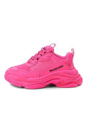 Детские кроссовки BALENCIAGA фуксия цвета по цене 44150 руб., арт. 654251/W2CA5 | Фото 2 Детские кроссовки BALENCIAGA фуксия цвета, арт. 654251/W2CA5 | Фото 2 (Материал внешний: Экокожа, Текстиль; Материал внутренний: Текстиль; Стили: Гранж)