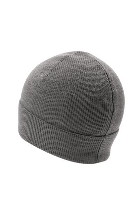 Детского шерстяная шапка MONCLER серого цвета по цене 12600 руб., арт. G2-954-9Z731-00-A9632 | Фото 2 Детского шерстяная шапка MONCLER серого цвета, арт. G2-954-9Z731-00-A9632 | Фото 2 (Материал: Синтетический материал, Шерсть, Текстиль)