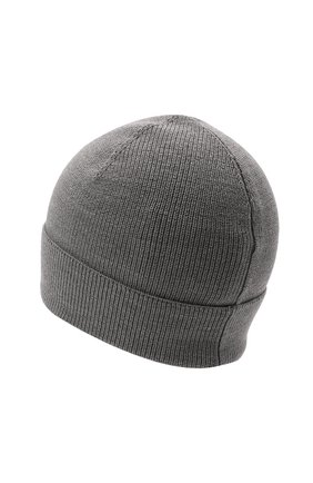 Детского шерстяная шапка MONCLER серого цвета, арт. G2-954-9Z731-00-A9632 | Фото 2 (Материал: Синтетический материал, Шерсть, Текстиль)