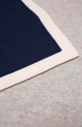 Детского кашемировое одеяло BABY T темно-синего цвета, арт. 21AIC822C0 | Фото 2 (Материал: Кашемир, Шерсть, Текстиль)