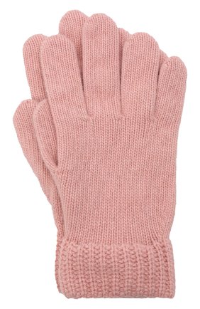 Детские перчатки WOOLRICH розового цвета, арт. CFWKAC0124FR/UF0603 | Фото 1 (Материал: Текстиль, Синтетический материал, Шерсть, Вискоза)