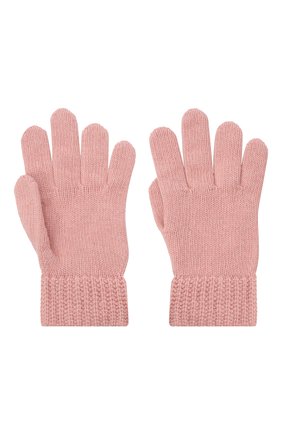 Детские перчатки WOOLRICH розового цвета, арт. CFWKAC0124FR/UF0603 | Фото 2 (Материал: Текстиль, Синтетический материал, Шерсть, Вискоза)