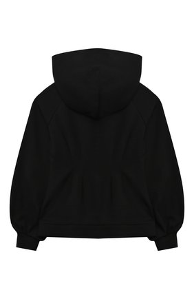 Детский хлопковая толстовка DOLCE & GABBANA черного цвета по цене 29950 руб., арт. L5JW4R/G7BBX/8-14 | Фото 2 Детский хлопковая толстовка DOLCE & GABBANA черного цвета, арт. L5JW4R/G7BBX/8-14 | Фото 2 (Материал внешний: Вискоза; Рукава: Длинные; Девочки Кросс-КТ: Толстовка-одежда)
