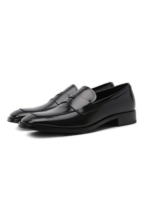 Мужские кожаные пенни-лоферы PRADA черного цвета по цене 71000 руб., арт. 2DB196-P39-F0002-X000 | Фото 1 Мужские кожаные пенни-лоферы PRADA черного цвета, арт. 2DB196-P39-F0002-X000 | Фото 1