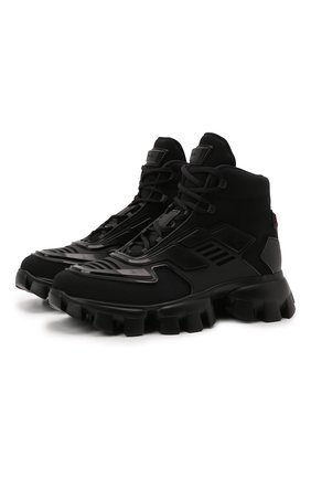 Мужские кроссовки cloudbust thunder PRADA черного цвета по цене 85000 руб., арт. 2TG180-3KZU-F0002 | Фото 1 Мужские кроссовки cloudbust thunder PRADA черного цвета, арт. 2TG180-3KZU-F0002 | Фото 1 (Материал внешний: Текстиль; Стили: Гранж; Материал утеплителя: Без утеплителя)