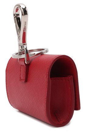 Кожаный чехол для airpods pro PRADA красного цвета по цене 44000 руб., арт. 2TT133-2AHF-F068Z | Фото 2 Кожаный чехол для airpods pro PRADA красного цвета, арт. 2TT133-2AHF-F068Z | Фото 2 (Материал: Натуральная кожа)