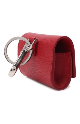 Кожаный чехол для airpods pro PRADA красного цвета по цене 44000 руб., арт. 2TT133-2AHF-F068Z | Фото 4 Кожаный чехол для airpods pro PRADA красного цвета, арт. 2TT133-2AHF-F068Z | Фото 4 (Материал: Натуральная кожа)
