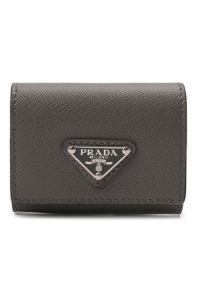 Кожаный чехол для airpods pro PRADA серого цвета по цене 34000 руб., арт. 2TT133-2AHF-F0K44 | Фото 1 Кожаный чехол для airpods pro PRADA серого цвета, арт. 2TT133-2AHF-F0K44 | Фото 1 (Материал: Натуральная кожа)