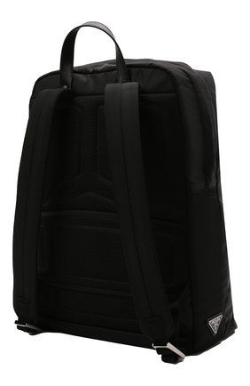 Мужской рюкзак PRADA черного цвета, арт. 2VZ028-2DMG-F0002-OOO | Фото 2 (Материал: Текстиль; Стили: Кэжуэл)