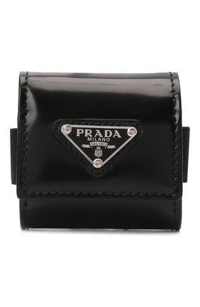 Кожаный чехол для airpods pro PRADA черного цвета по цене 41500 руб., арт. 2ZD009-ZO6-F0002 | Фото 1 Кожаный чехол для airpods pro PRADA черного цвета, арт. 2ZD009-ZO6-F0002 | Фото 1 (Материал: Натуральная кожа; Женское Кросс-КТ: Кожа AirPods)