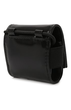 Кожаный чехол для airpods pro PRADA черного цвета, арт. 2ZD009-ZO6-F0002 | Фото 2 (Материал: Натуральная кожа)