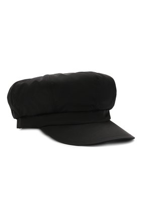 Женская кепка PRADA черного цвета, арт. 1HC551-2DMI-F0002 | Фото 1 (Материал: Текстиль)