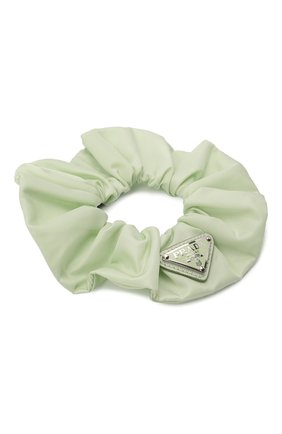Женская резинка для волос re-nylon PRADA светло-зеленого цвета, арт. 1IF015-2DMI-F0934 | Фото 2 (Материал: Текстиль, Синтетический материал)