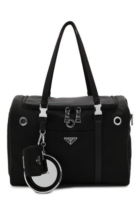 Сумка-переноска для собак PRADA черного цвета по цене 275000 руб., арт. 2VC968-2DMT-F0002-WOM | Фото 5 Сумка-переноска для собак PRADA черного цвета, арт. 2VC968-2DMT-F0002-WOM | Фото 5