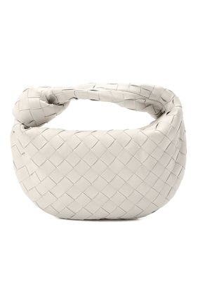 Женская сумка jodie mini BOTTEGA VENETA белого цвета, арт. 651876/VCPP5 | Фото 1 (Размер: mini; Материал: Натуральная кожа; Сумки-технические: Сумки top-handle)