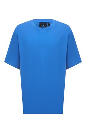 Мужская хлопковая футболка ADIDAS ORIGINALS синего цвета по цене 4440 руб., арт. H23135 | Фото 1 Мужская хлопковая футболка ADIDAS ORIGINALS синего цвета, арт. H23135 | Фото 1 (Материал внешний: Хлопок; Рукава: Короткие; Длина (для топов): Удлиненные; Принт: Без принта; Кросс-КТ: Спорт; Стили: Спорт-шик)