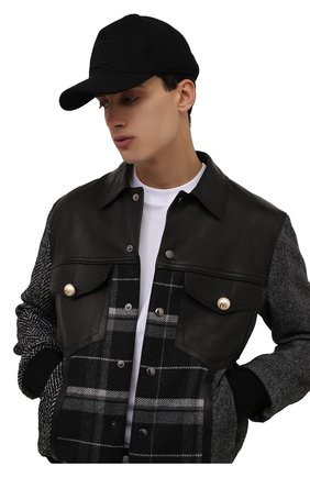 Мужской шерстяная бейсболка VALENTINO черного цвета по цене 37100 руб., арт. WY0HDA27/VUP | Фото 2 Мужской шерстяная бейсболка VALENTINO черного цвета, арт. WY0HDA27/VUP | Фото 2 (Материал: Шерсть)