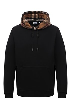 Мужской хлопковое худи BURBERRY черного цвета по цене 57400 руб., арт. 8045004 | Фото 1 Мужской хлопковое худи BURBERRY черного цвета, арт. 8045004 | Фото 1 (Рукава: Длинные; Длина (для топов): Стандартные; Материал внешний: Хлопок; Мужское Кросс-КТ: Худи-одежда; Стили: Спорт-шик; Принт: С принтом)
