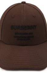 Мужской хлопковая бейсболка BURBERRY коричневого цвета, арт. 8045057 | Фото 4 (Материал: Текстиль, Хлопок)