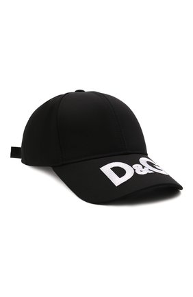 Мужской хлопковая бейсболка DOLCE & GABBANA черного цвета по цене 23950 руб., арт. GH590Z/GEV72 | Фото 1 Мужской хлопковая бейсболка DOLCE & GABBANA черного цвета, арт. GH590Z/GEV72 | Фото 1 (Материал: Текстиль, Хлопок)