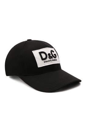 Мужской хлопковая бейсболка DOLCE & GABBANA черно-белого цвета по цене 23950 руб., арт. GH590A/GEV46 | Фото 1 Мужской хлопковая бейсболка DOLCE & GABBANA черно-белого цвета, арт. GH590A/GEV46 | Фото 1 (Материал: Текстиль, Хлопок)