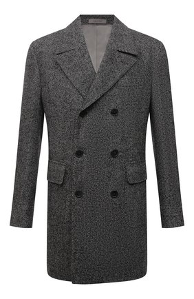 Мужской шерстяное пальто CORNELIANI темно-серого цвета по цене 129000 руб., арт. 881502-1812123/00 | Фото 1 Мужской шерстяное пальто CORNELIANI темно-серого цвета, арт. 881502-1812123/00 | Фото 1 (Материал подклада: Вискоза; Рукава: Длинные; Длина (верхняя одежда): До середины бедра; Материал внешний: Шерсть; Мужское Кросс-КТ: пальто-верхняя одежда; Стили: Классический)