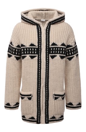 Мужской шерстяной кардиган SAINT LAURENT кремвого цвета по цене 123500 руб., арт. 668565/Y75EV | Фото 1 Мужской шерстяной кардиган SAINT LAURENT кремвого цвета, арт. 668565/Y75EV | Фото 1 (Рукава: Длинные; Материал внешний: Шерсть; Длина (для топов): Удлиненные; Мужское Кросс-КТ: Кардиган-одежда; Стили: Кэжуэл)