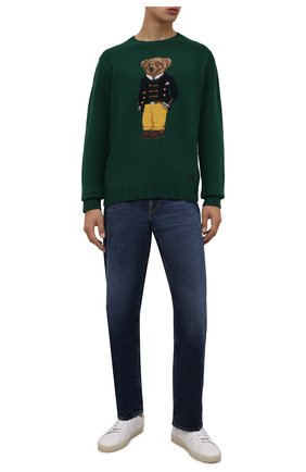 Мужской шерстяной свитер POLO RALPH LAUREN зеленого цвета по цене 39950 руб., арт. 710850566 | Фото 2 Мужской шерстяной свитер POLO RALPH LAUREN зеленого цвета, арт. 710850566 | Фото 2 (Материал внешний: Шерсть; Длина (для топов): Стандартные; Рукава: Длинные; Мужское Кросс-КТ: Свитер-одежда; Принт: С принтом; Стили: Кэжуэл)