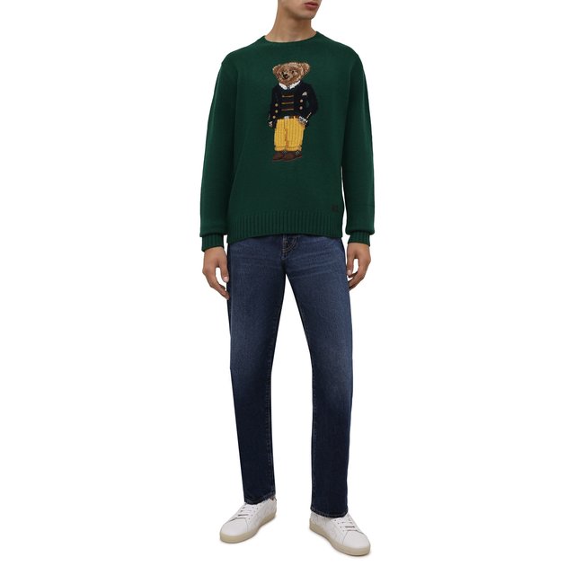 Шерстяной свитер Polo Ralph Lauren 710850566, цвет зелёный, размер 48 - фото 2