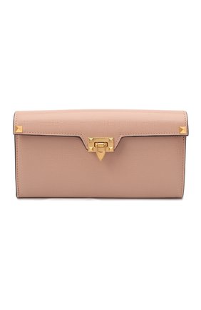 Женские кожаный кошелек VALENTINO бежевого цвета по цене 47950 руб., арт. WW0P0W68/XVD | Фото 1 Женские кожаный кошелек VALENTINO бежевого цвета, арт. WW0P0W68/XVD | Фото 1