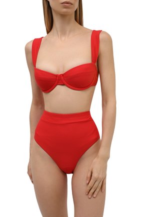 Женский бра с плотной чашкой HEIDI KLEIN красного цвета по цене 13300 руб., арт. 21HSNM88 | Фото 2 Женский бра с плотной чашкой HEIDI KLEIN красного цвета, арт. 21HSNM88 | Фото 2 (Материал внешний: Синтетический материал; Женское Кросс-КТ: Раздельные купальники)