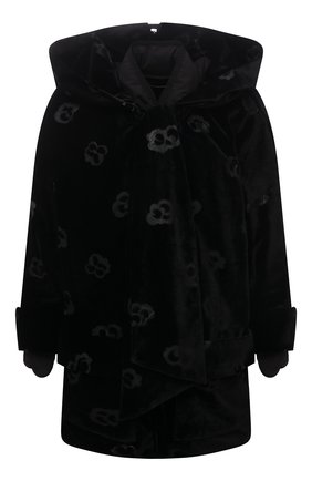 Женская утепленная куртка GIORGIO ARMANI черного цвета по цене 472500 руб., арт. 1WH0C064/T02WU | Фото 1 Женская утепленная куртка GIORGIO ARMANI черного цвета, арт. 1WH0C064/T02WU | Фото 1 (Длина (верхняя одежда): До середины бедра; Рукава: 3/4; Материал внешний: Вискоза; Материал подклада: Синтетический материал; Кросс-КТ: Куртка; Стили: Романтичный)