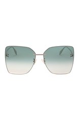 Женские солнцезащитные очки ALEXANDER MCQUEEN серебряного цвета, арт. 679753/I3330 | Фото 3 (Тип очков: С/з; Оптика Гендер: оптика-женское; Очки форма: Over-size)