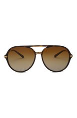Женские солнцезащитные очки DOLCE & GABBANA коричневого цвета, арт. 6159-502/T5 | Фото 3 (Тип очков: С/з; Очки форма: Круглые)