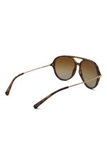 Женские солнцезащитные очки DOLCE & GABBANA коричневого цвета, арт. 6159-502/T5 | Фото 4 (Тип очков: С/з; Очки форма: Круглые)