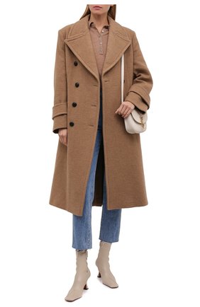 Женские ботильоны duck MANU ATELIER светло-бежевого цвета по цене 43450 руб., арт. 2021325 | Фото 2 Женские ботильоны duck MANU ATELIER светло-бежевого цвета, арт. 2021325 | Фото 2 (Материал внутренний: Текстиль, Натуральная кожа; Подошва: Плоская; Материал внешний: Экокожа; Каблук высота: Высокий; Каблук тип: Устойчивый)