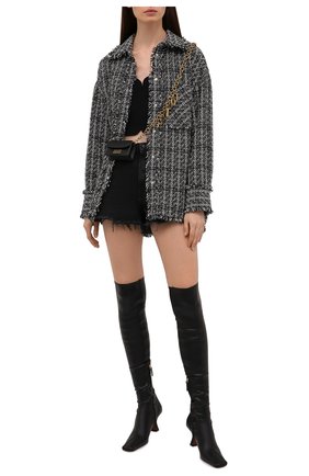 Женские ботфорты duck MANU ATELIER черного цвета по цене 49350 руб., арт. 2021333 | Фото 2 Женские ботфорты duck MANU ATELIER черного цвета, арт. 2021333 | Фото 2 (Материал внешний: Экокожа; Высота голенища: Высокие; Материал внутренний: Текстиль, Натуральная кожа; Каблук высота: Высокий; Подошва: Плоская; Каблук тип: Устойчивый)