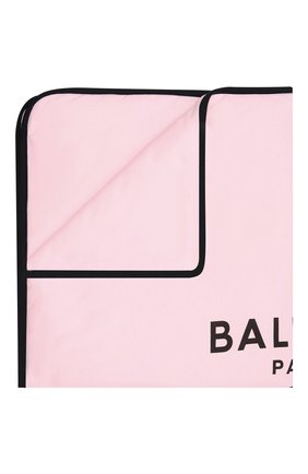 Детского хлопковое одеяло BALMAIN розового цвета, арт. 6M0870 | Фото 1 (Материал: Хлопок, Текстиль)