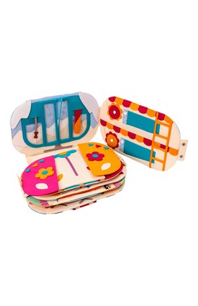 Детского книга-игра дом на колесах CAROLON разноцветного цвета, арт. КН-050 | Фото 2 (Материал: Синтетический материал, Текстиль)