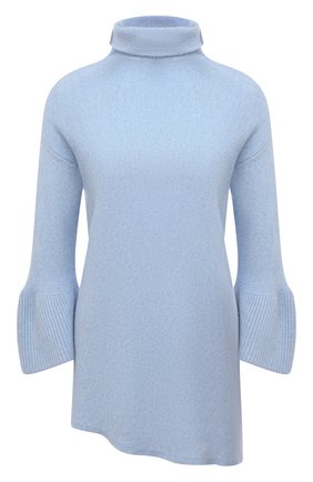 Женский кашемировый свитер GIORGIO ARMANI голубого цвета по цене 106500 руб., арт. 6KAM09/AM26Z | Фото 1 Женский кашемировый свитер GIORGIO ARMANI голубого цвета, арт. 6KAM09/AM26Z | Фото 1 (Рукава: Длинные; Длина (для топов): Удлиненные; Материал внешний: Кашемир, Шерсть; Женское Кросс-КТ: Свитер-одежда; Стили: Кэжуэл)