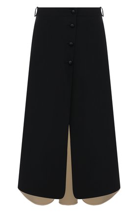Женская шелковая юбка GIORGIO ARMANI черного цвета по цене 241000 руб., арт. 1WHNN059/T02TI | Фото 1 Женская шелковая юбка GIORGIO ARMANI черного цвета, арт. 1WHNN059/T02TI | Фото 1 (Материал внешний: Шелк; Длина Ж (юбки, платья, шорты): Макси; Женское Кросс-КТ: Юбка-одежда; Стили: Кэжуэл)