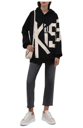Женские кожаные кеды ALEXANDER MCQUEEN белого цвета по цене 49550 руб., арт. 676699/WIAW0 | Фото 2 Женские кожаные кеды ALEXANDER MCQUEEN белого цвета, арт. 676699/WIAW0 | Фото 2 (Материал внутренний: Натуральная кожа; Подошва: Платформа)