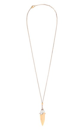 Женская кулон на цепочке CHLOÉ золотого цвета по цене 32650 руб., арт. CHC21AF003CB7 | Фото 1 Женская кулон на цепочке CHLOÉ золотого цвета, арт. CHC21AF003CB7 | Фото 1 (Материал: Металл)